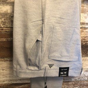 NWT Adidas Gray Tapered Pants